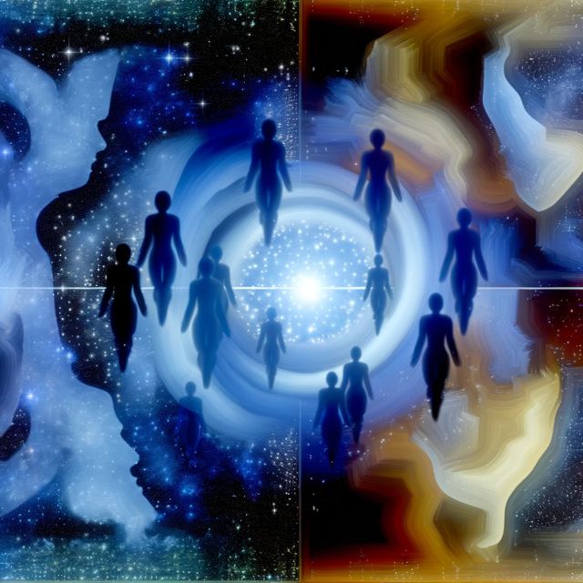 Ultra-abstract and conceptual illustration that transcends conventiona